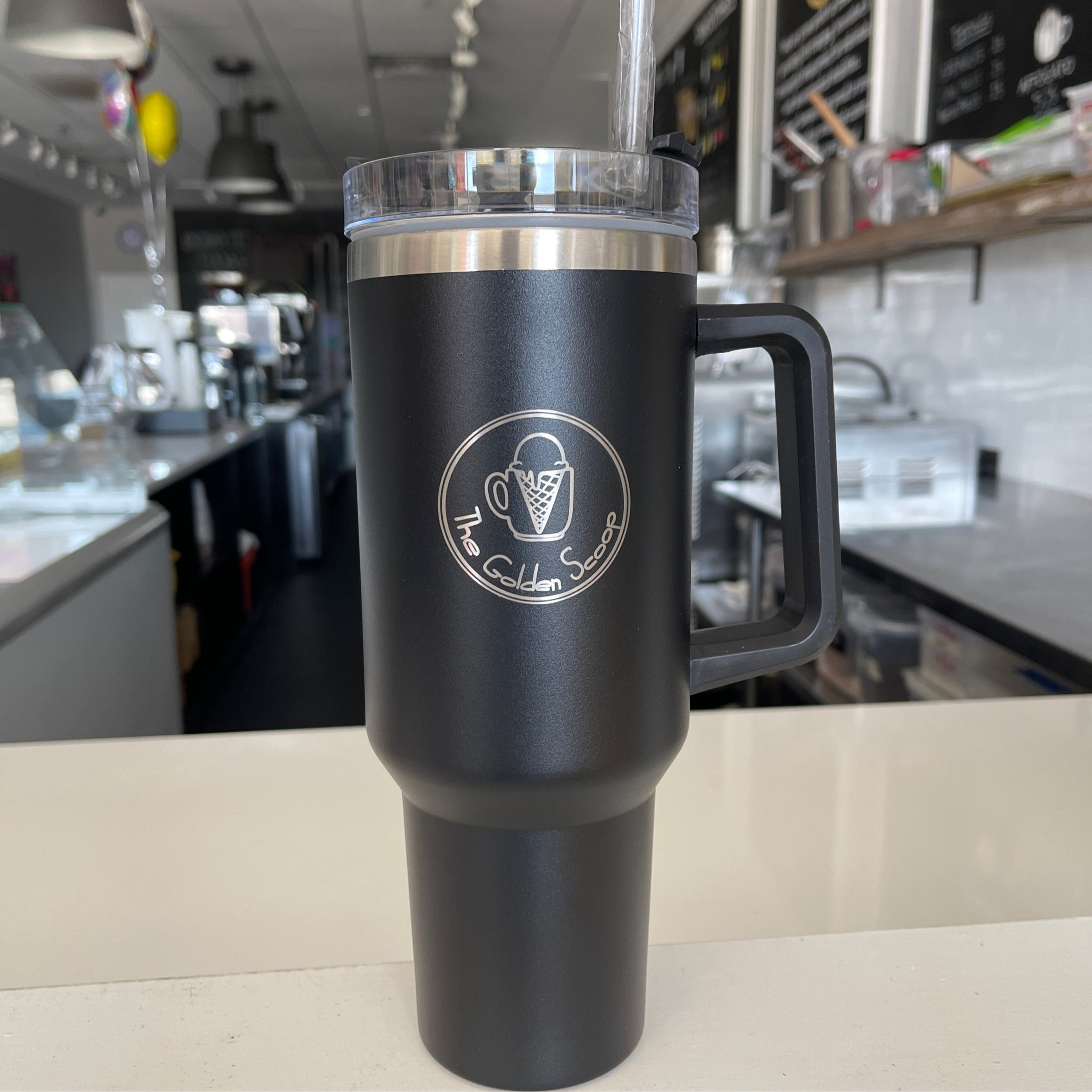 Tumblers (32oz) with handle | The Golden Scoop Shop